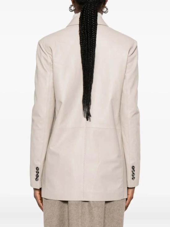 25FW 딸리아토레 가죽 자켓 JOSIEAICHI250225I354 Taupe - TAGLIATORE