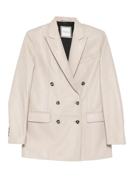 25FW 딸리아토레 가죽 자켓 JOSIEAICHI250225I354 Taupe