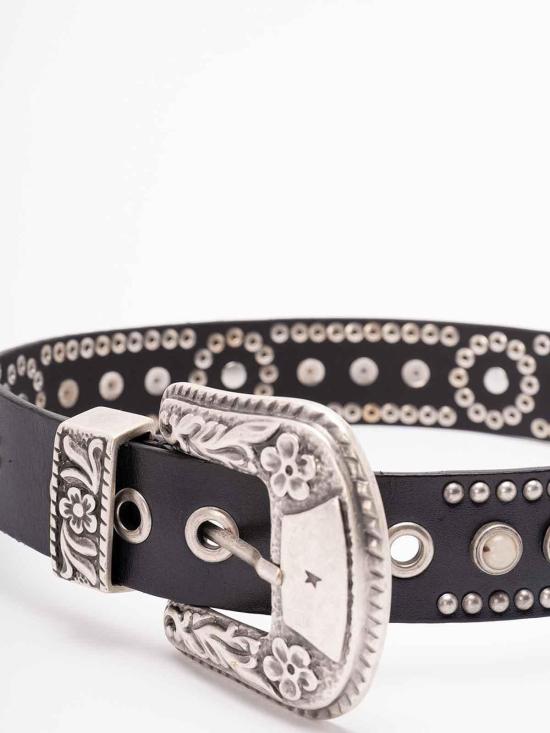 26SS 골든구스 레귤러 벨트 GWA00179A00080790100 Black - GOLDEN GOOSE