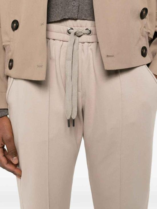 26SS 브루넬로 쿠치넬리 트레이닝/조거 팬츠 MH827FB799C9272 Brown - BRUNELLO CUCINELLI