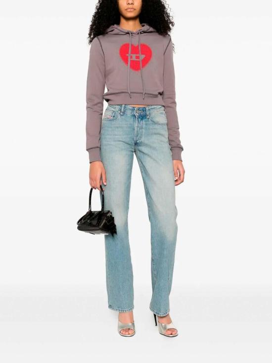 26SS 디젤 후드 티셔츠 A219520NSEX96I Grey - DIESEL