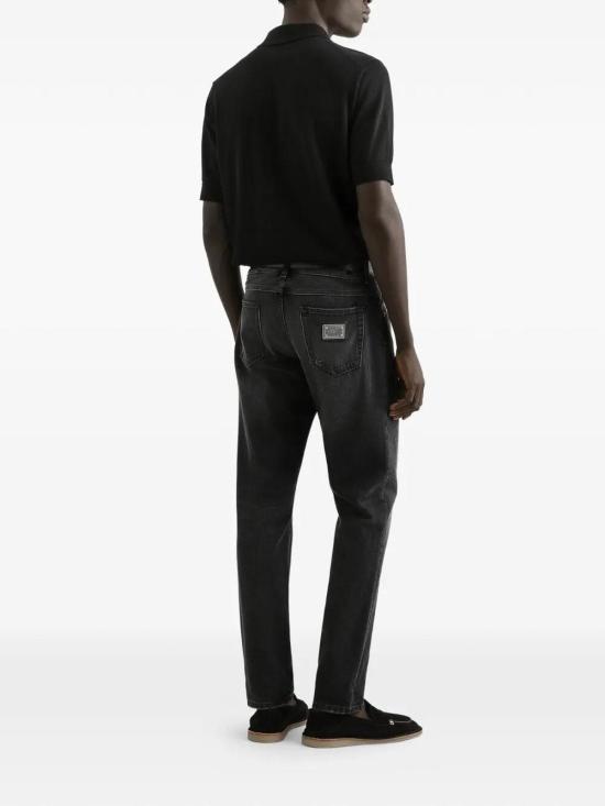 26SS 돌체앤가바나 스트레이트 팬츠 GYJCCDG8OM9S9001 Black - DOLCE & GABBANA