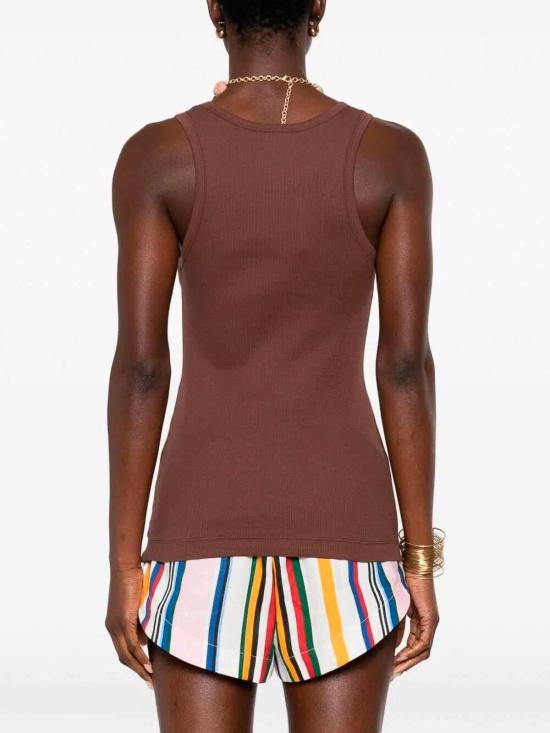 26SS 핑코 민소매 티셔츠 100807A338L78 Brown - PINKO