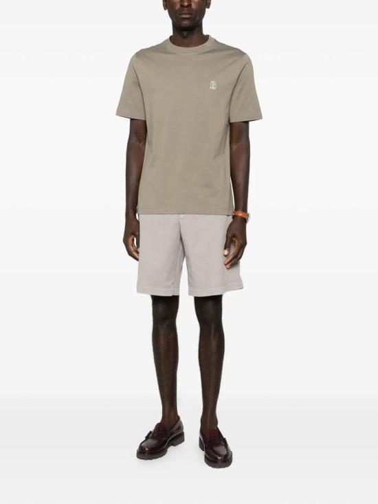 26SS 브루넬로 쿠치넬리 반팔 티셔츠 M0B138440CTK16 White - BRUNELLO CUCINELLI