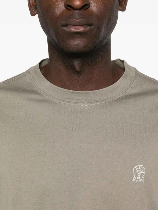 26SS 브루넬로 쿠치넬리 반팔 티셔츠 M0B138440CTK16 White - BRUNELLO CUCINELLI