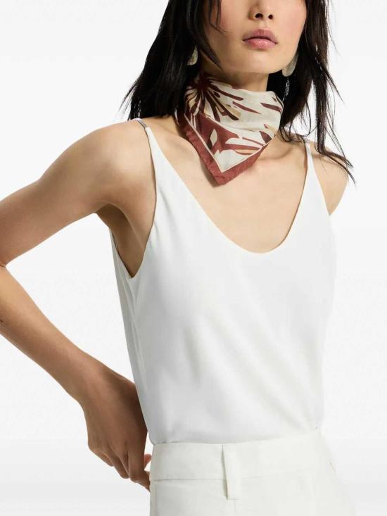 26SS 브루넬로 쿠치넬리 블라우스 MF906EV802C600 Beige - BRUNELLO CUCINELLI