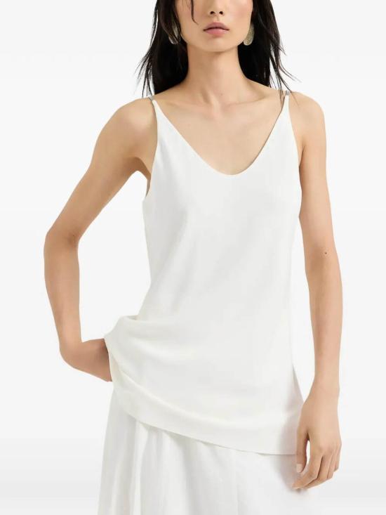 26SS 브루넬로 쿠치넬리 블라우스 MF906EV802C600 Beige - BRUNELLO CUCINELLI