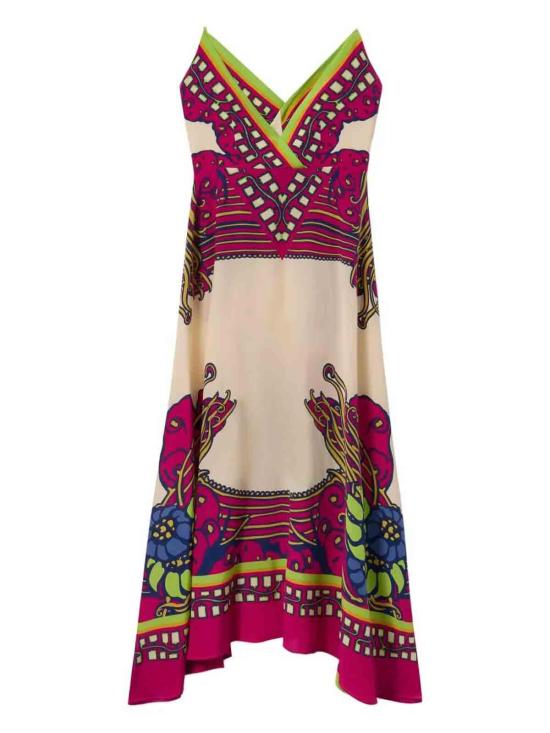 26SS 라 더블제이 미디 스커트 DRE0905CRE002LEM02PI01 Multicolour - LA DOUBLEJ