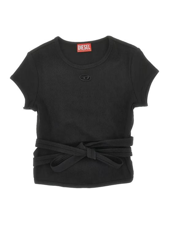 26SS 디젤 반팔 티셔츠 A211970EJAI9XX Black