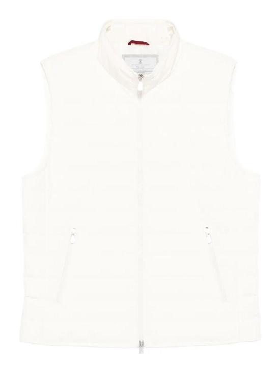 26SS 브루넬로 쿠치넬리 나일론 다운 베스트 MM4791451CMM66 Cream