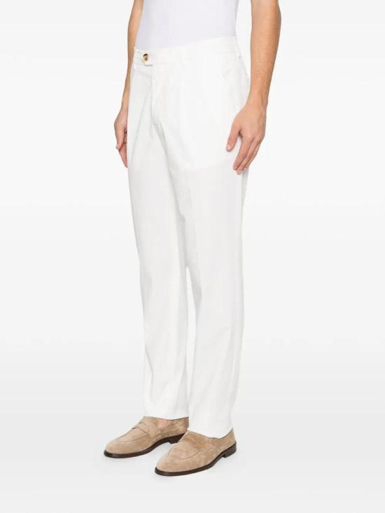 26SS 브루넬로 쿠치넬리 스트레이트 팬츠 M289LE1450C2200 Cream - BRUNELLO CUCINELLI