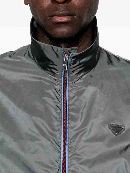 26SS 프라다 자켓 SGD1301WQ9SOOOF0V18 Silver - PRADA