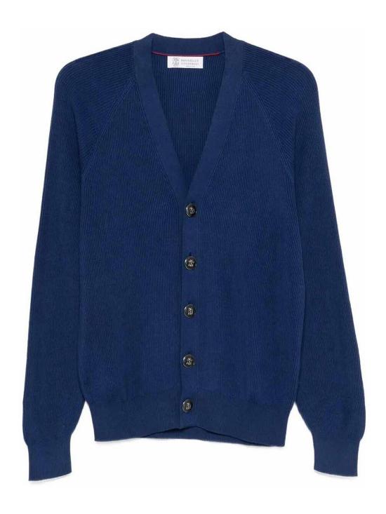 26SS 브루넬로 쿠치넬리 잉글리시 립 가디건 M29400116COZ76 Grey