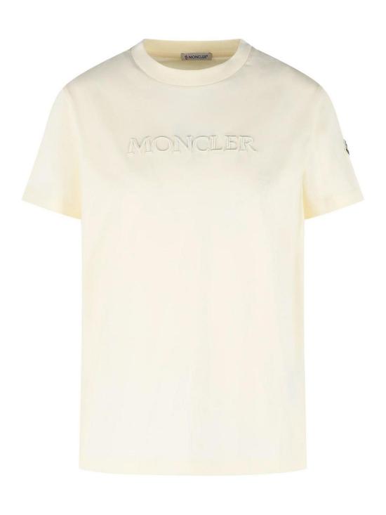  몽클레어 반팔 티셔츠 0938C0002189AUO037 White