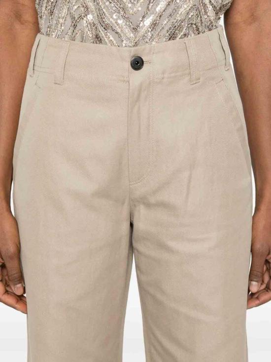 26SS 브루넬로 쿠치넬리 스트레이트 팬츠 ML118P9173C2910 Beige - BRUNELLO CUCINELLI