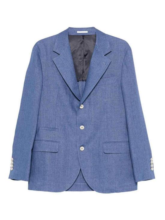 26SS 브루넬로 쿠치넬리 리넨 디컨스트럭티드 재킷 MB4307BTDC013 Denim