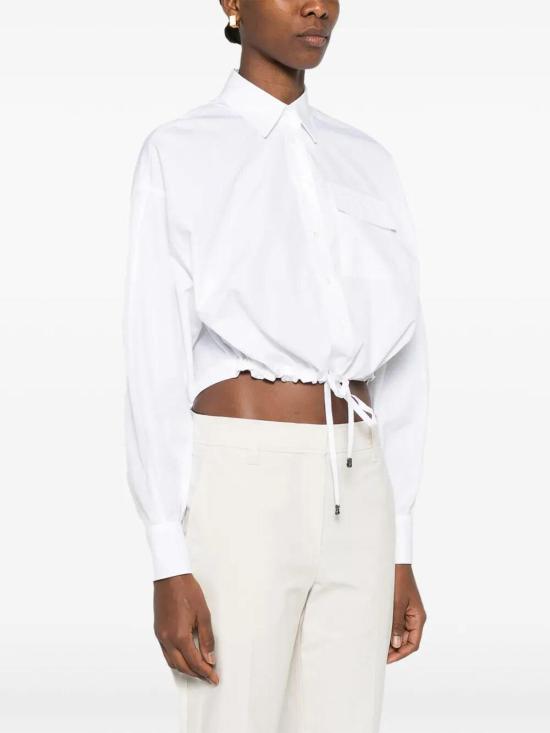 26SS 브루넬로 쿠치넬리 셔츠 MH772NA916C159 White - BRUNELLO CUCINELLI