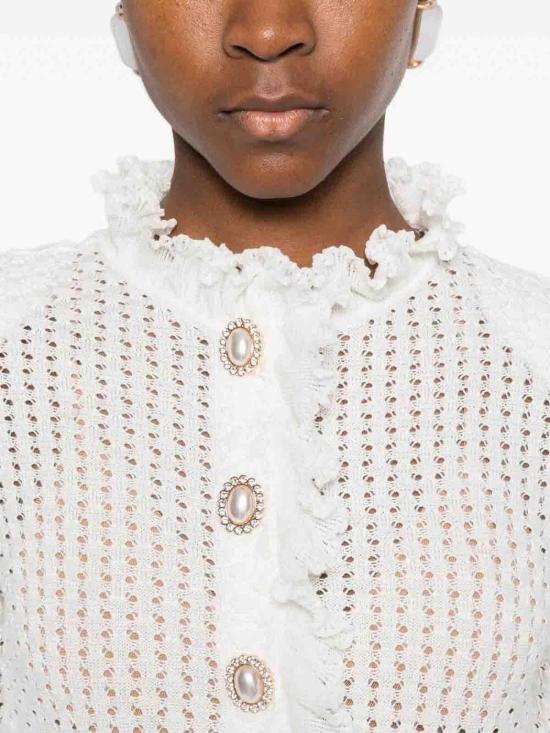 26SS 셀프 포트레이트 숏팬츠 SS26051S White - SELF PORTRAIT