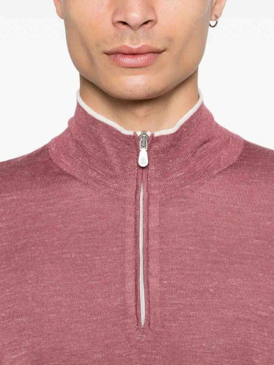 26SS 브루넬로 쿠치넬리 터틀넥 MHS805904CCM86 Red - BRUNELLO CUCINELLI