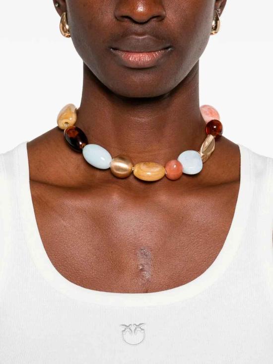 26SS 핑코 민소매 티셔츠 100807A338Z05 White - PINKO