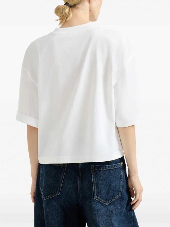 26SS 브루넬로 쿠치넬리 반팔 티셔츠 M0T81BG200C6159 White - BRUNELLO CUCINELLI