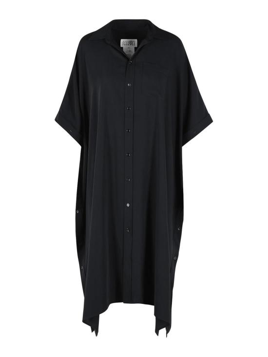 26SS MM6 메종마르지엘라 미디 스커트 S52DD0090S43455900 Black