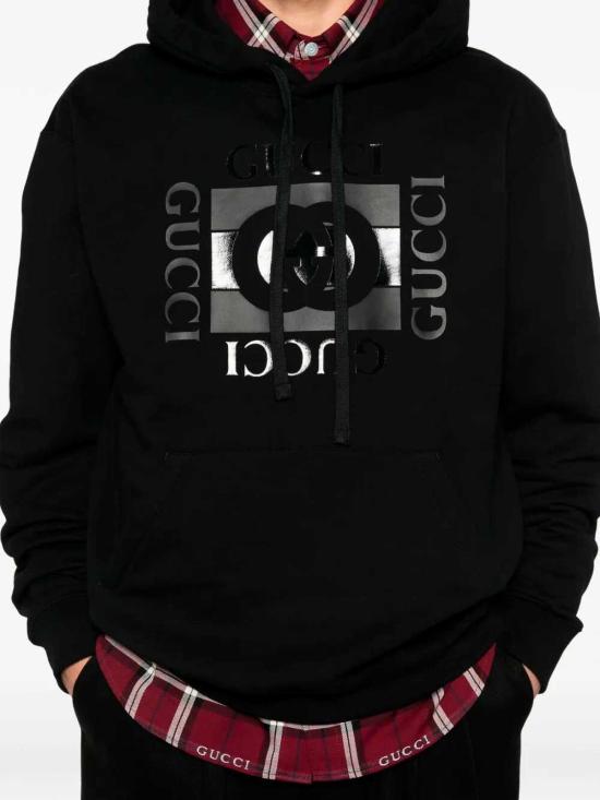 26SS 구찌 후드 티셔츠 855976XJHNH1152 Black - GUCCI