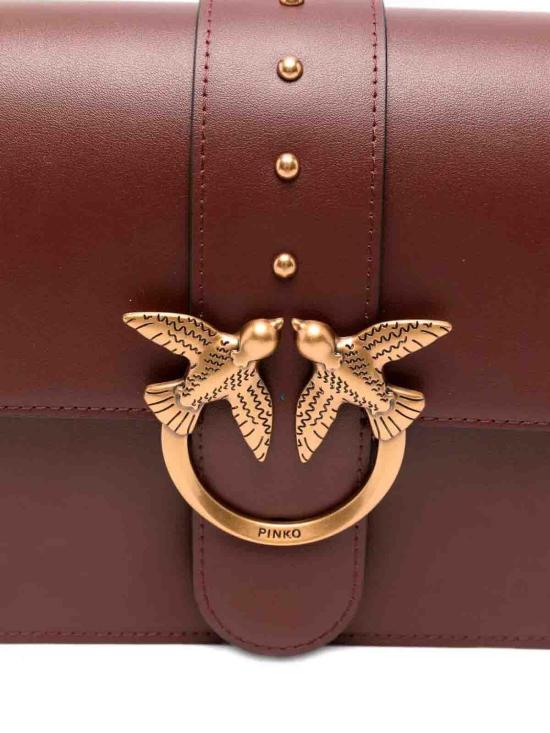 26SS 핑코 크로스백 105857A0F1R49Q Burgundy - PINKO