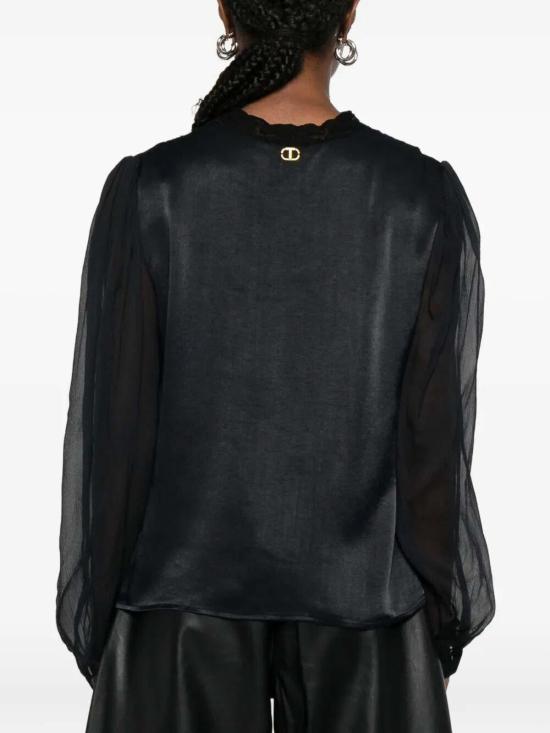 25FW 트윈셋 긴팔 티셔츠 252TT224300006 Black - TWINSET