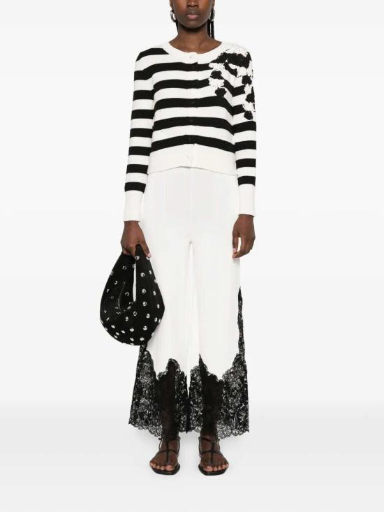 26SS 에르마노 설비노 가디건 D485N300RIFDA4802 White - ERMANNO SCERVINO