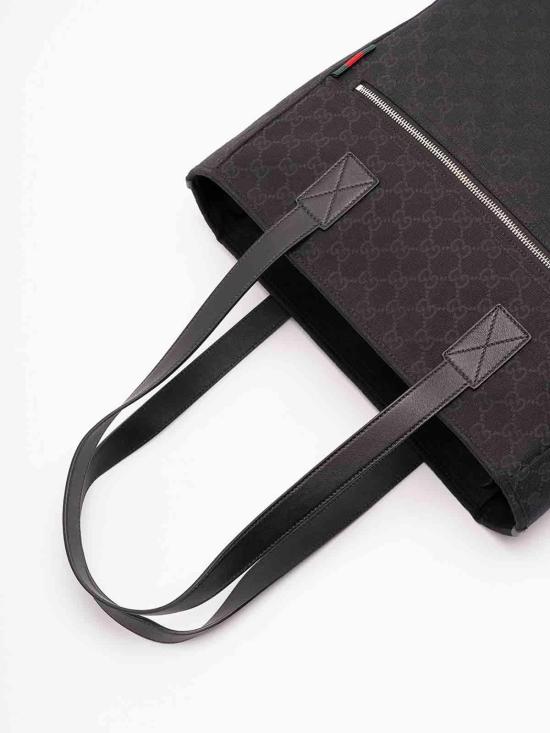 25FW 구찌 캔버스 미디움 토트백 834796FAEPS1060 Black - GUCCI