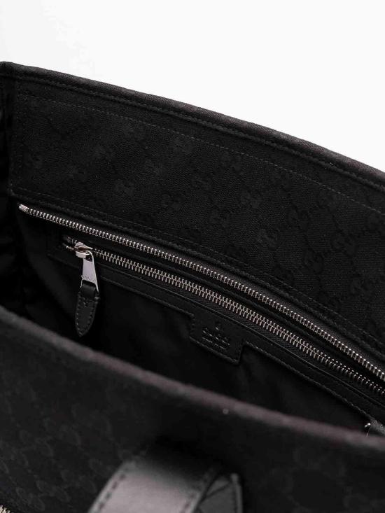 25FW 구찌 캔버스 미디움 토트백 834796FAEPS1060 Black - GUCCI