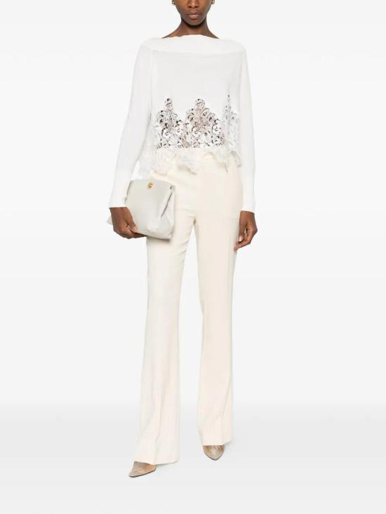 26SS 에르마노 설비노 긴팔 티셔츠 D485M309APYOJ10602 White - ERMANNO SCERVINO