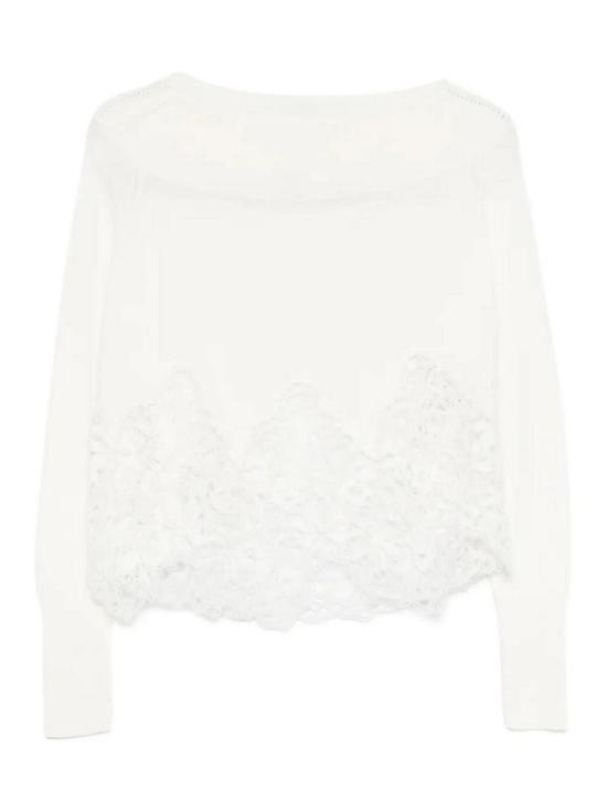 26SS 에르마노 설비노 긴팔 티셔츠 D485M309APYOJ10602 White