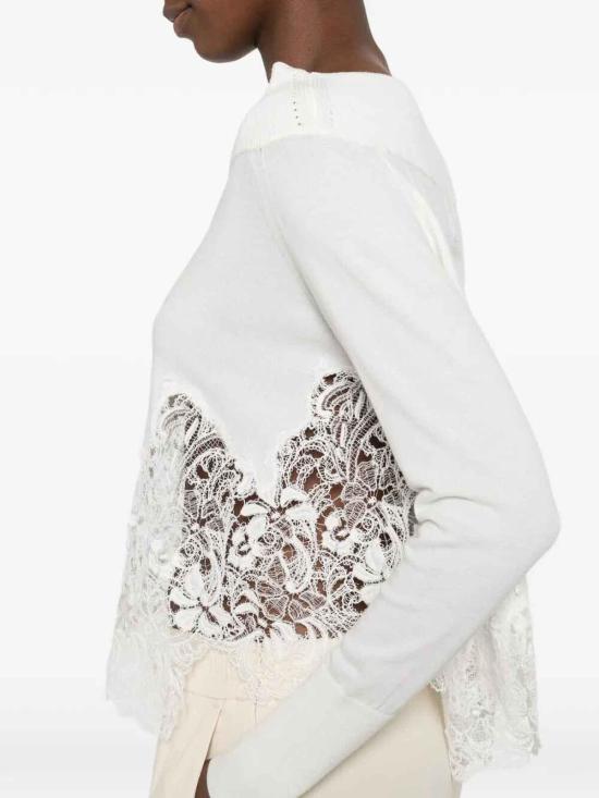 26SS 에르마노 설비노 긴팔 티셔츠 D485M309APYOJ10602 White - ERMANNO SCERVINO