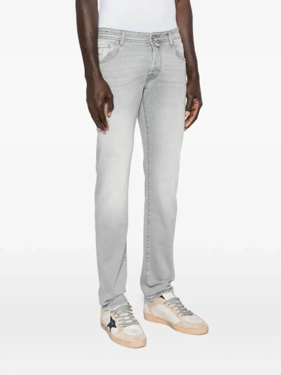 26SS 야콥코헨 스트레이트 팬츠 QE006030S3618900D Light Grey - JACOB COHËN