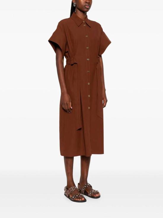 26SS 핑코 미디 스커트 106309A2ERL78 Brown - PINKO