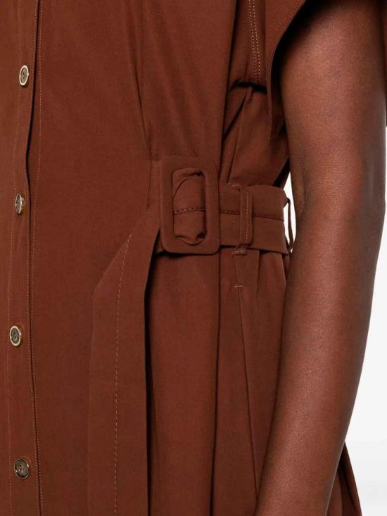 26SS 핑코 미디 스커트 106309A2ERL78 Brown - PINKO