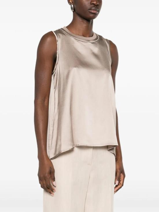 26SS 페세리코 민소매 티셔츠 A086272372E49E Dark Grey - PESERICO