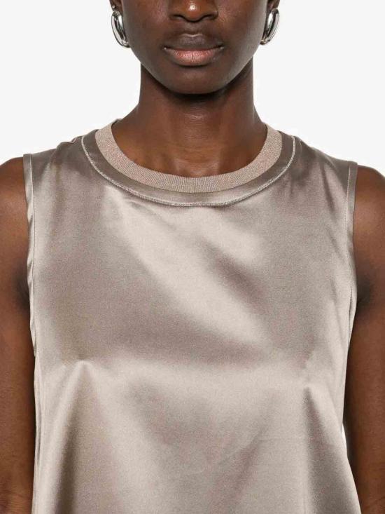 26SS 페세리코 민소매 티셔츠 A086272372E49E Dark Grey - PESERICO