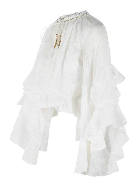 26SS 짐머만 블라우스 6883TRS263 White - ZIMMERMANN