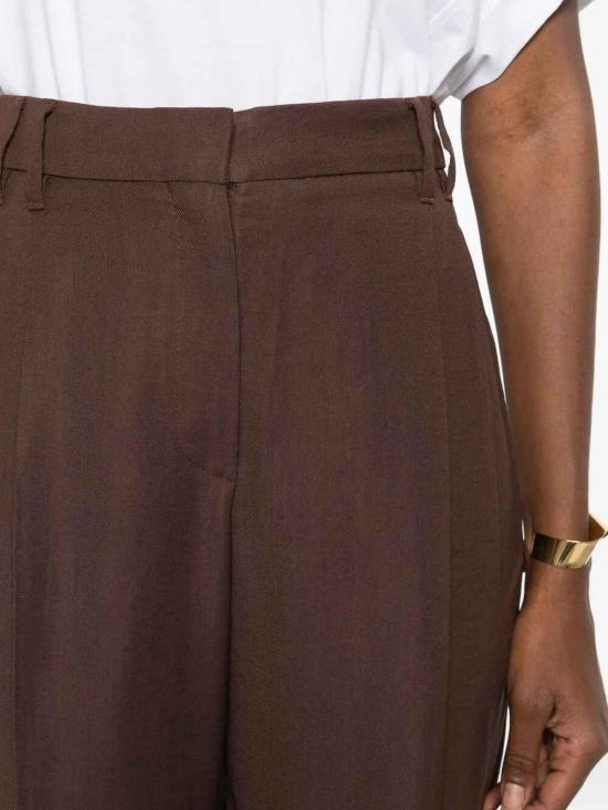 26SS 브루넬로 쿠치넬리 스트레이트 팬츠 MH126P8292C9284 Brown - BRUNELLO CUCINELLI