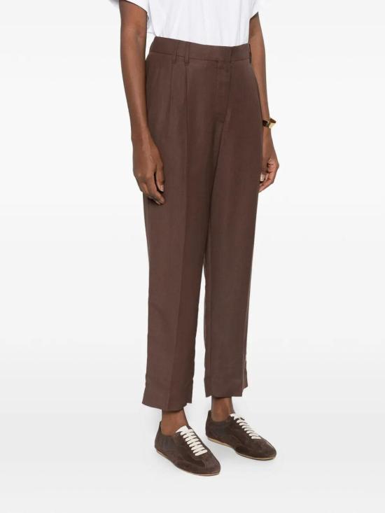 26SS 브루넬로 쿠치넬리 스트레이트 팬츠 MH126P8292C9284 Brown - BRUNELLO CUCINELLI