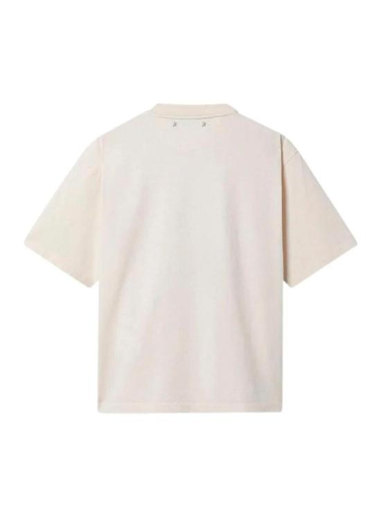 26SS 골든구스 반팔 티셔츠 GWP01874P00237211560 White - GOLDEN GOOSE