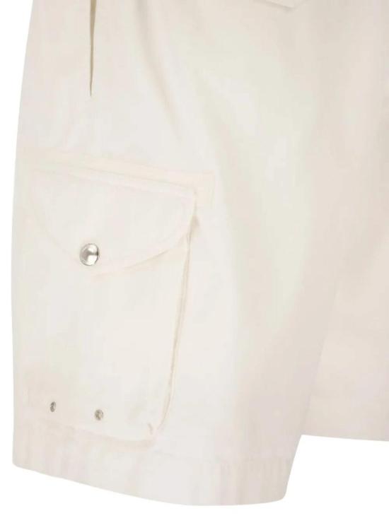 26SS 브루넬로 쿠치넬리 숏팬츠 M252DU0025C2200 Cream - BRUNELLO CUCINELLI