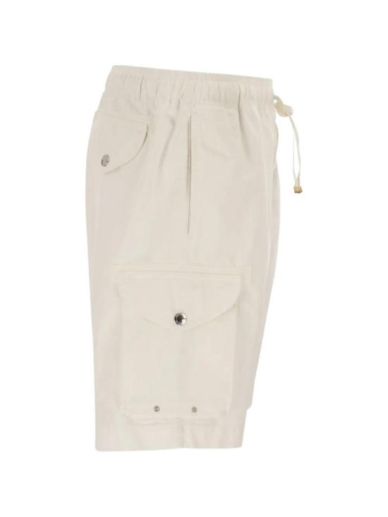 26SS 브루넬로 쿠치넬리 숏팬츠 M252DU0025C2200 Cream - BRUNELLO CUCINELLI