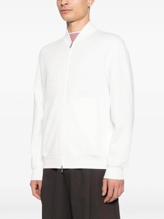 26SS 브루넬로 쿠치넬리 지퍼 디테일 테크노 코튼 플리스 MW8639072GC7220 - BRUNELLO CUCINELLI