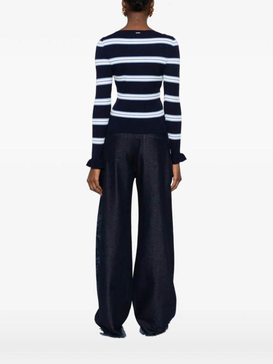 26SS 트윈셋 긴팔 티셔츠 261TP324113383 Blue - TWINSET