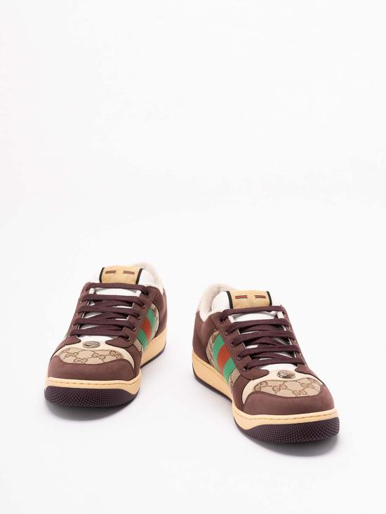 25FW 구찌 스크리너 스니커즈 838984HVKI09751 Brown - GUCCI