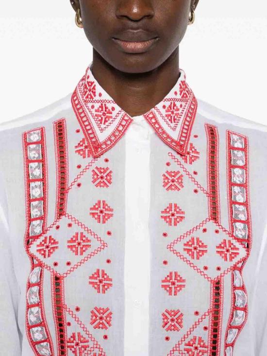 26SS 에르마노 설비노 셔츠 D482K321RGWJB4829 White - ERMANNO SCERVINO